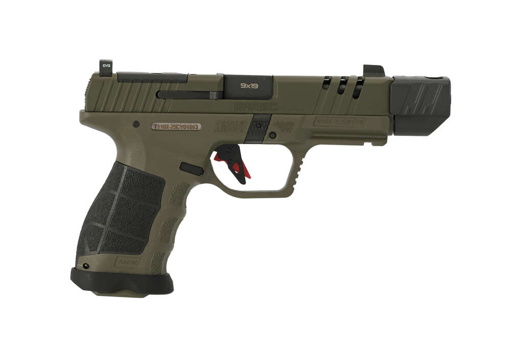 Handguns SAR Firearms SAR9 Socom Compact Compensator 9mm SOCOM CPT COMP 9MM ODG 4.5"  # &bull; OD GREEN CERAKOTE